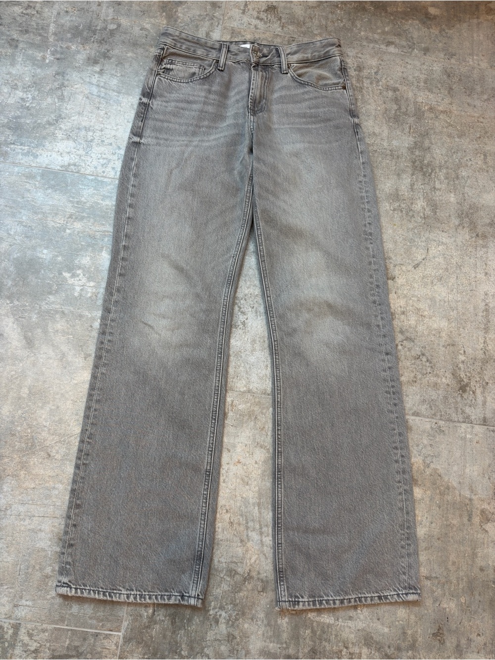 Zara Men's Gray Bootcut Jeans